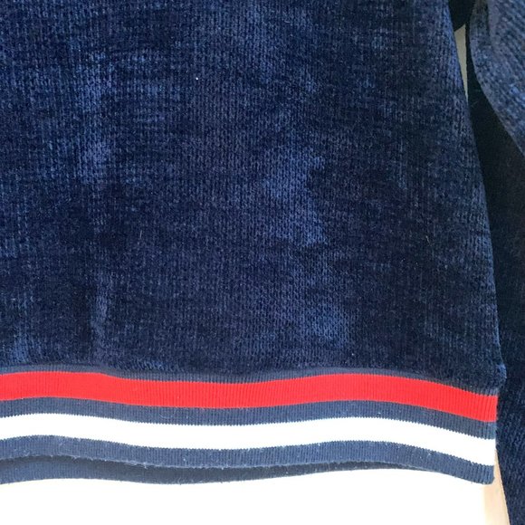 J.O.A. Sporty Chenille Pullover Sweater Sweatshirt - Picture 3 of 6